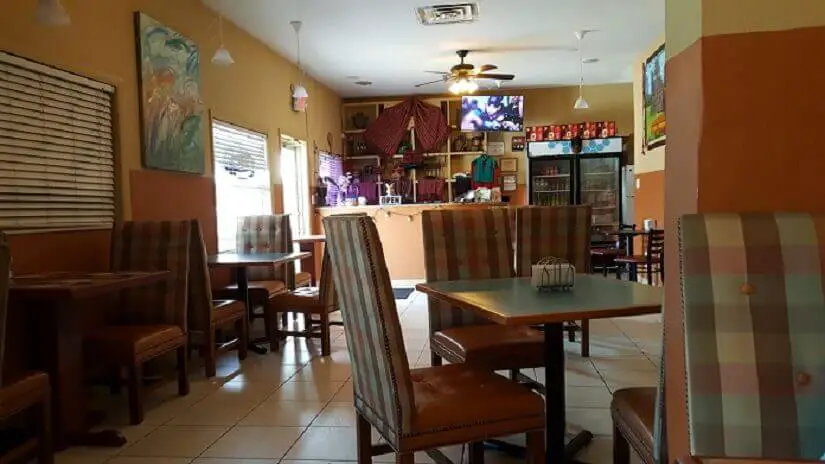 Interior look of Mayan Cafe