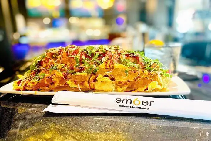 Delicious Ember Nachos in White plate 
