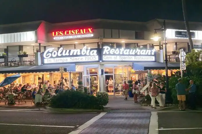Outer look of Columbia Restaurant