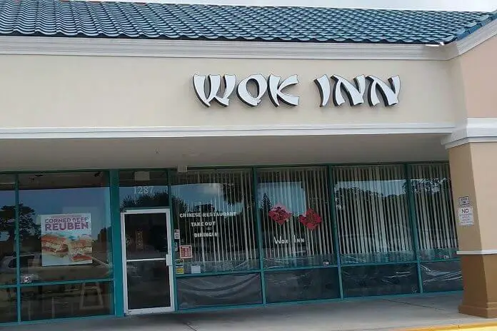 Exterior of Wok Inn