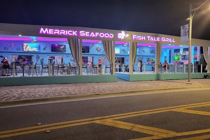 Beautiful exterior of Fish Tale Grill