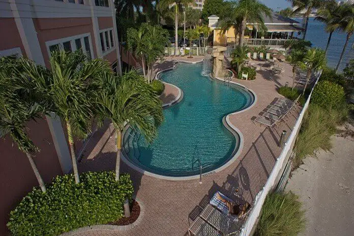 Beautiful pool of Lover key resort