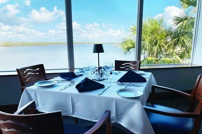 Enjoy waterfront view while eating at Fresh catch bistro